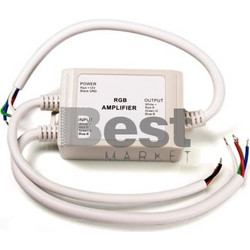 LED Amplifier για ταινία LED RGB 12V ή 24V εξωτερικής χρήσης