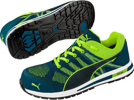 Puma Elevate Knit Αθλητικά Παπούτσια Ασφαλείας S1P Πολύχρωμα