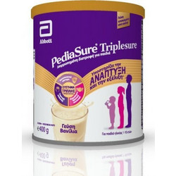 Abbott Pediasure Triplesure Συμπλήρωμα Διατροφής σε μορφή Γάλακτος με Γεύση Βανίλια 400 γρ