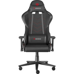 Genesis Nitro 550 G2 Καρέκλα Gaming Δερματίνης με Ρυθμιζόμενα Μπράτσα Μαύρη NFG-2068