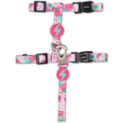 DASHI FLAMINGO CAT HARNESS + LEASH (DCHL002)