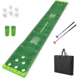 Costway Σετ Προπονητικής Γκολφ 332 cm με Ρυθμιζόμενους Σταυρούς & Μπάλες SP38466