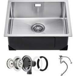 Vevor 38QRSSCTXPDC500RVRGV0 Υποκαθήμενος Νεροχύτης Inox 45x38cm
