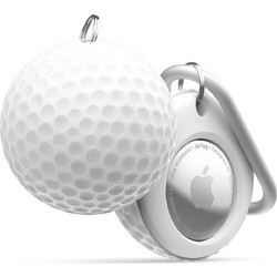 Θήκη AirTag 2 / 1 Elago Ball Series Golf Case Premium Σιλικόνης με Μπρελόκ - Golf (EAT2-BALL-GOLF)