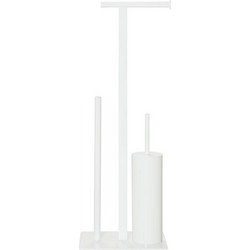 Σετ Μπάνιου Χαρτοθήκη & Πιγκάλ Accessories Square Toilet Rack White Sealskin (20x25x72) 1Τεμ
