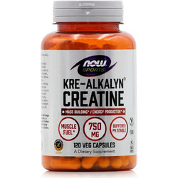 Now Sports Kre-Alkalyn Creatine 120 Κάψουλες