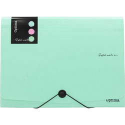 Optima - Φάκελος Φυσαρμόνικα Α4 13 Θέσεων, Pastel Green 120380