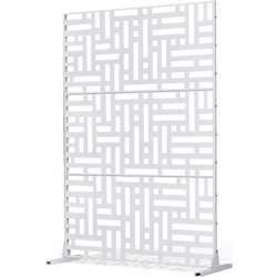 VEVOR Μεταλλικό Πάνελ Ιδιωτικότητας 47" x 76" Λευκό Εξωτερικού Χώρου DLSHWYSPMJS7WAS68V0