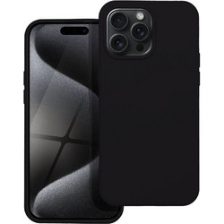 Silicone Θήκη iPhone 15 Pro Max Black
