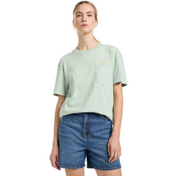 ΓΥΝΑΙΚΕΙΟ T-SHIRT LEE EMBROIDERY POCKET TEE - ΜΕΝΤΑ