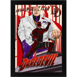 Ξύλινο κάδρο με θέμα τον Daredevil
