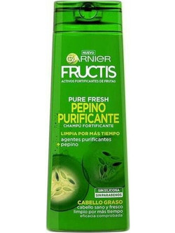 Garnier Fructis Pure Fresh Strenghehing Oily Hair Σαμπουάν για Επανόρθωση για Λιπαρά Μαλλιά 250ml