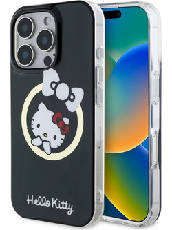 Hello Kitty IML Fun Bow MagSafe - θήκη για Apple iPhone 16 Pro Max - Μαύρο