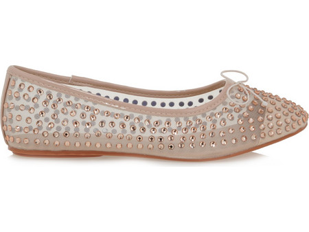 SEVEN ΜΠΑΛΑΡΙΝΕΣ U185L35813I9 - NUDE ΒΕΡΝΙ ΦΙΛΤΙΡΕ U185L35813I9-NUDE PATENT STRASS