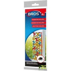 BROS fly trap παγίδα παραθύρου για μύγες, αυτοκόλλητο 4τεμ