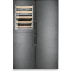 LIEBHERR XRCbs 5295 ΨΥΓΕΙΟ SIDE BY SIDE SMART ME ΣΥΡΤΑΡΙ BIOFRESH YDROBREEZE KAI ΘΑΛΑΜΟΣ ΜΕΤΡΙΑΣΜΟΥ ΚΡΑΣΙΟΥ ΣΥΝ ΧΩΡ 689ΛΤ
