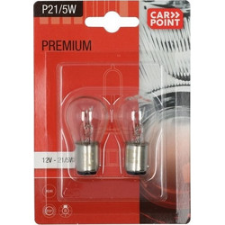 Carpoint Λάμπα Αυτοκινήτου Premium 12V P21/5W 2τμχ. (0760101)