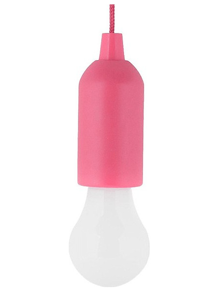 ΦΟΡΗΤΗ ΛΑΜΠΑ ΜΕ ΜΠΑΤΑΡΙΑ E-6621 1W PINK