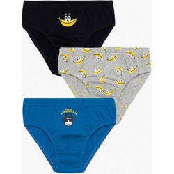 Minerva Bananas 3Pack Παιδικό / Εφηβικό Σλιπ - 42677-MINERVA
