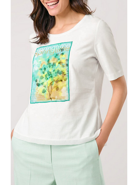 GERRY WEBER T-SHIRT 1/2 SLEEVE 570279-35018-09059 OffWhite