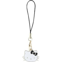 Hello Kitty Phone Strap Charm Kitty Head - Phone Pendant (black) - (HKCPMKHK)