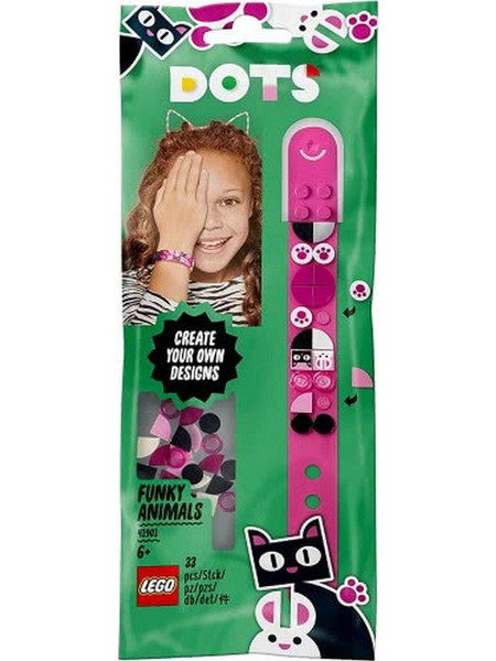 Lego Dots Βραχιόλι Εντυπωσιακά Ζώα για 5+ Ετών 41901