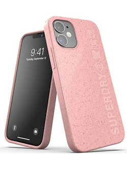 SUPERDRY Snap Iphone 12 Mini Compostablecase rozowy/Pink - (42620)