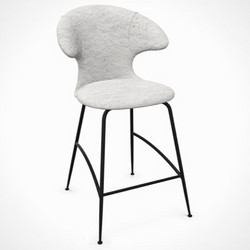 Σκαμπό Time Flies 590-18C5913-3 51x56x102cm Teddy White-Black Umage