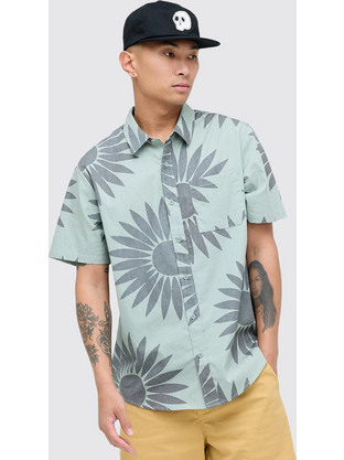 Stance Bales S/s Button Up (MAPPA25COT-Seagreen)