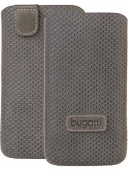 BUGATTI ΘΗΚΗ ΠΟΥΓΚΙ SAMSUNG I9100 LEATHER PERFECT SCALE GREY SL