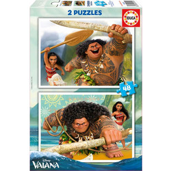 Παιδικό Puzzle Educa Disney Vaiana 2x48 Κομμάτια