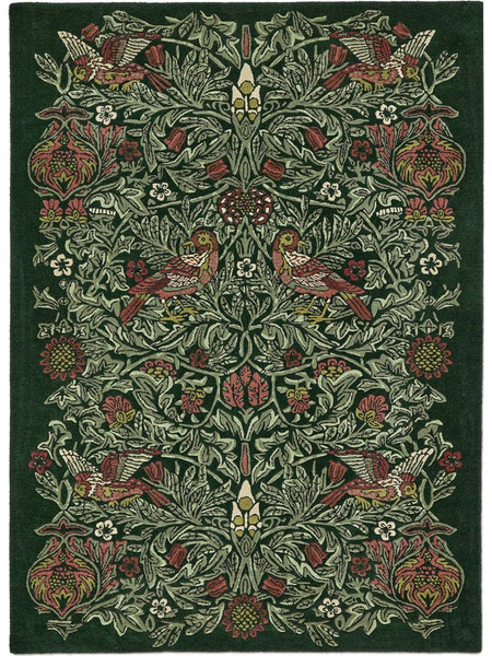 Morris @ Co. Bird Χαλί Ορθογώνιο 140x200cm 128307 Tump Green