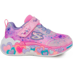 Skechers Eternal Heart Παιδικά Sneakers με Φωτάκια Φούξια Μωβ 302696N-LPMT