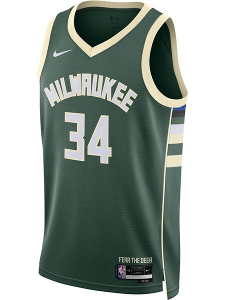 Nike Giannis Antetokounmpo Milwaukee Bucks Icon Edition 2022 Φανέλα Μπάσκετ ΝΒΑ DN2012-323