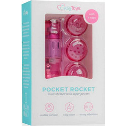 EasyToys Pocket Rocket Δονητής Μασάζ 10.5cm Ροζ