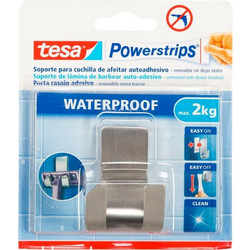 Tesa Powerstrips Razor Holder 59709 Waterproof Zoom Metal