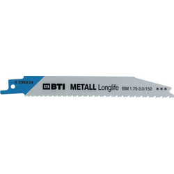 Επαγγελματικές Λάμες Σπαθοσέγας BTI Metall Bi-Metall 150mm 5τμχ