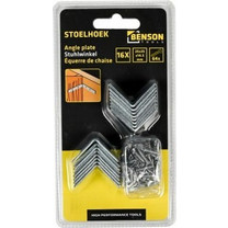 Γωνιακές Πλάκες Benson 16 Τεμαχίων 25 x 25 x 14,5 mm
