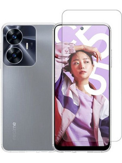 Redshield Σετ για Realme C55 Θήκη Κινητού & Προστατευτικό Οθόνης