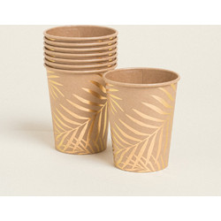 Beauty Home ΠΟΤΗΡΙΑ ΚΡΑΦΤ ΤΡΟΠΙΚΟ ΧΡΥΣΟ 8 ΤΜΧ 255ML
