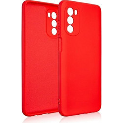 Beline Silicone Back Cover Θήκη Κόκκινο (Motorola Moto G82)