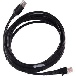 Cable, USB, Type A, External Power, High Current, PVCW, Straight, 1.2M, Black (90A052361)