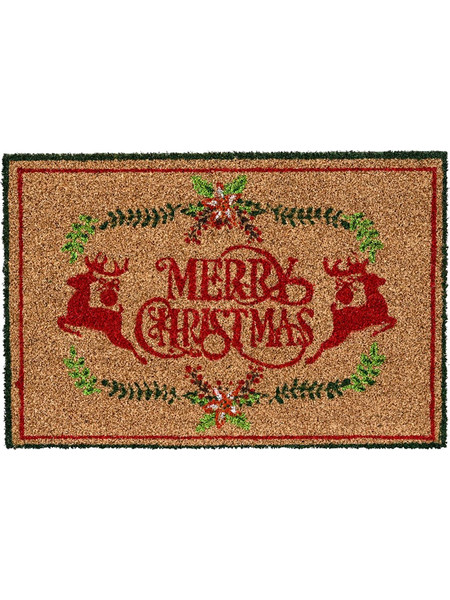 Χριστουγεννιάτικο πατάκι πόρτας Merry Christmas 60x40x1,5cm 306.001.0813.01