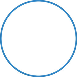 Χούλα-Χουπ hq 70cm - Φ19mm - 280gr, Μπλε 98810