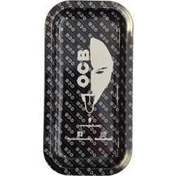 OCB Rolling Tray Δίσκος Black NEW Face - Mini (20.5x10.5cm)
