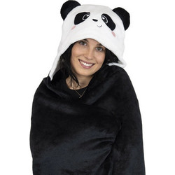 Κουβέρτα Mε Κουκούλα Panda | Legami Cosy Hugs | BL0001