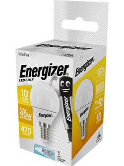 Energizer Λάμπα LED για Ντουί E14 Ψυχρό Λευκό 470lm 6500k