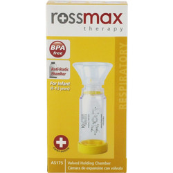 Rossmax 0-1,5 Ετών Anti-Static Spacer Aero Chamber AS175 Βρεφικός Αεροθάλαμος