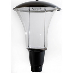 Κεφαλή IRINA LED 61,5W θερμό φως 3000K 7029lm IP66 για κολώνες φωτισμού πλατειών & πεζοδρομίων με φωτομετρική καμπύλη τύπου SYM - IRINA 60SYMW