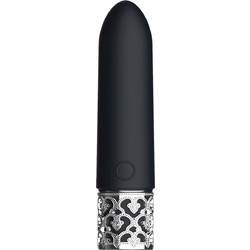 Royal Gems Imperial Mini Δονητής Bullet 10cm Μαύρος